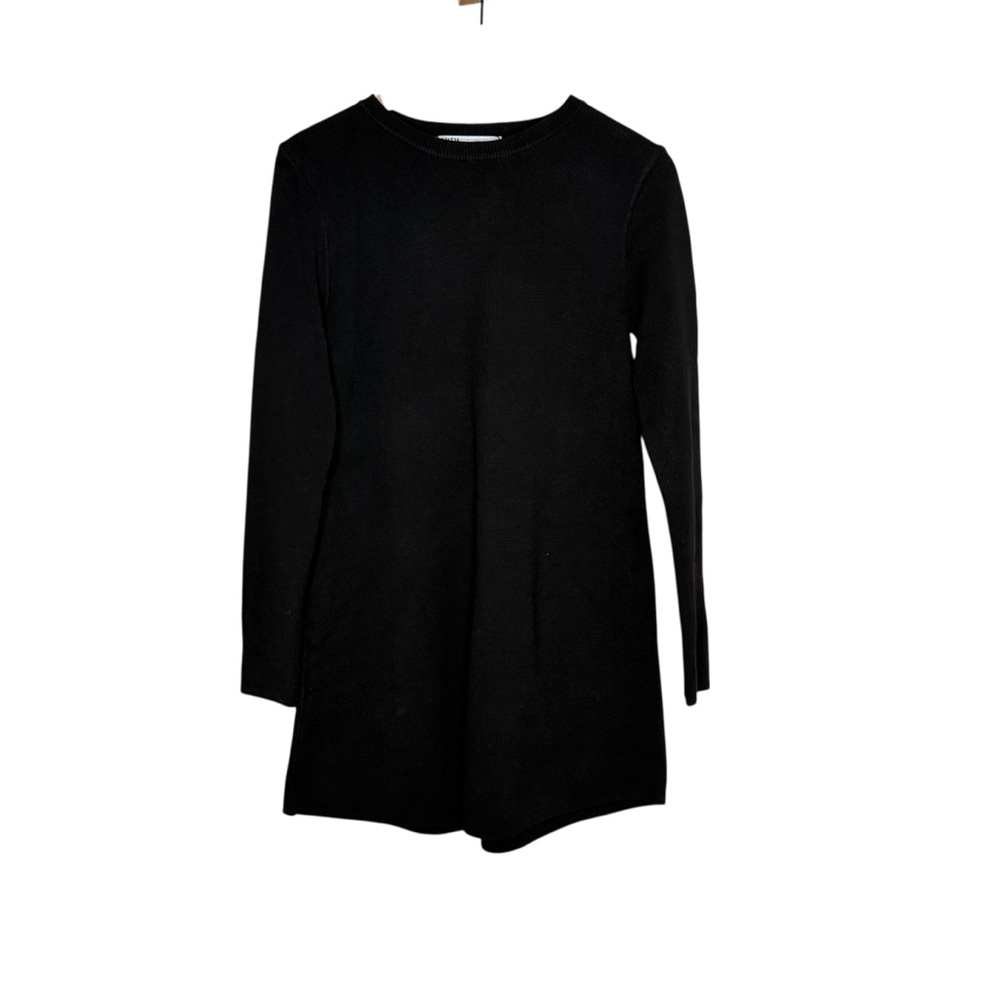 ZARA Black Long Sleeve Sweater Dress Woman's Size Small NWT